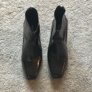 Franco Sarto Patent Booties